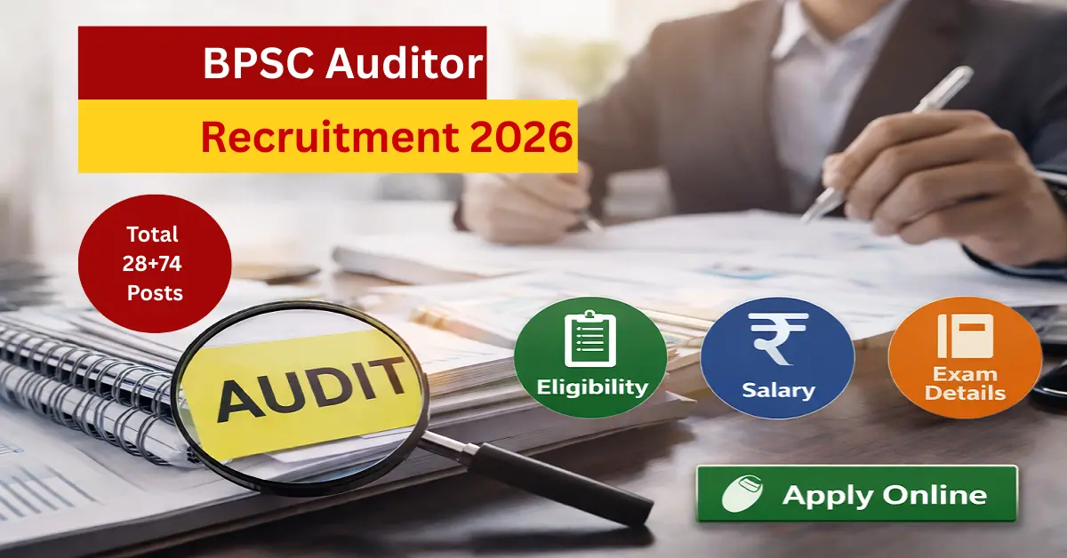 BPSC Auditor Recruitment 2026 – Bihar Panchayati Raj Auditor Bharti Full Details