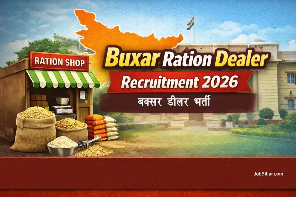 Buxar Ration Dealer Recruitment 2026 District Buxar PDS Bharti Featured Image