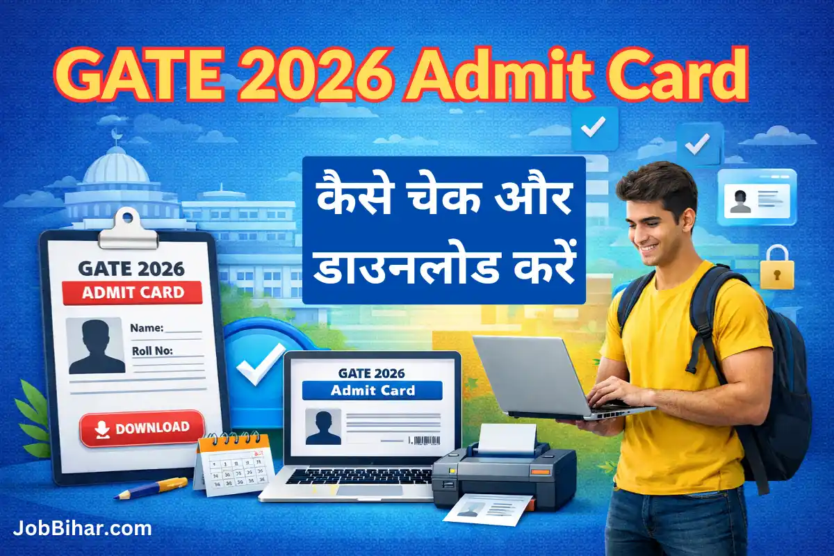GATE 2026 Paper Schedule, Admit Card download process official website