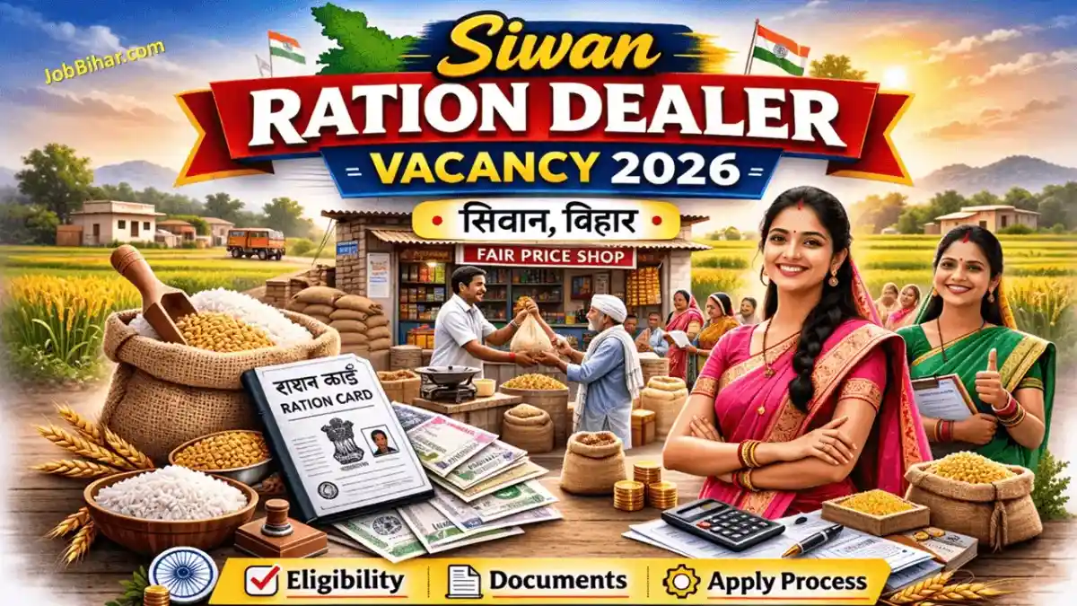 Siwan Ration Dealer Vacancy 2026 pds shop image with people