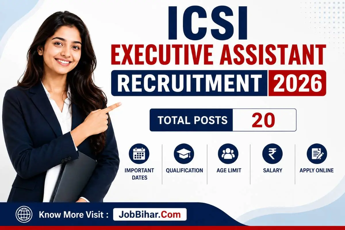 ICSI Executive Assistant Recruitment 2026: Apply Online for 20 Posts